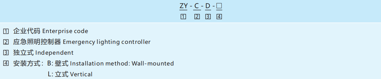 Контроллер аварийного освещения ZY-C-D